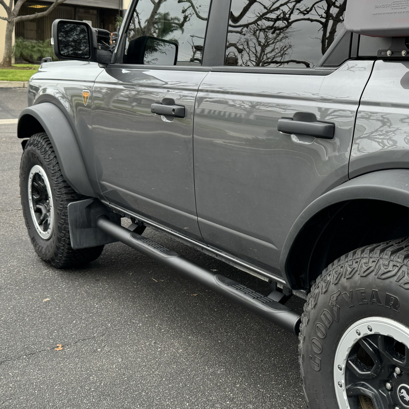 Go Rhino 21-26 Ford Bronco (4dr) 4000 Series Side Steps - Cab Length - Tex. Blk thumbnail 7