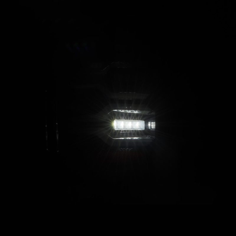 AlphaRex 14-18 Chevy Silverado 1500 Luxx-Series LED Tail Lights Alpha-Black w/Activ Light/Seq Signal thumbnail 9