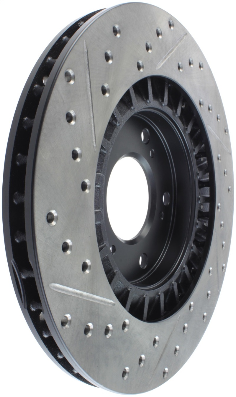 StopTech 00-09 S2000 Slotted & Drilled Left Front Rotor thumbnail 5