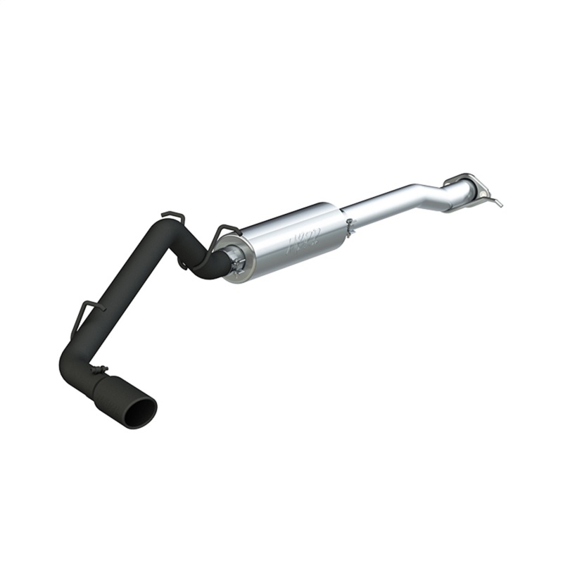 MBRP 17+ Chevrolet Colorado 2.5L/3.6L 3in Cat Back Single Side Exit w/ 4in Tip - Back Coated thumbnail 7