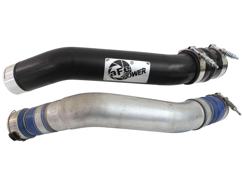 BladeRunner 3 IN Aluminum Hot Charge Pipe Black