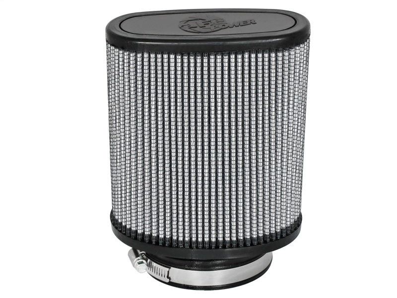 aFe Magnum FLOW Pro DRY S Universal Air Filter 3.5in Flange 5.75x5in Base 6x2.75in Top 6.5in Height thumbnail 2
