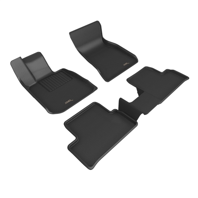 3D MAXpider 22-23 BMW i4 (G2 6) R1 R2 Floor Mat - Kagu Black thumbnail 3