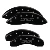 MGP 4 Caliper Covers Engraved Front & Rear Avalanche style/SS Black finish silver ch thumbnail 8
