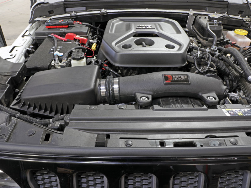 aFe Super Stock Induction System Pro Dry S Media 18-21 Jeep Wrangler JL L4-2.0L (t) thumbnail 3