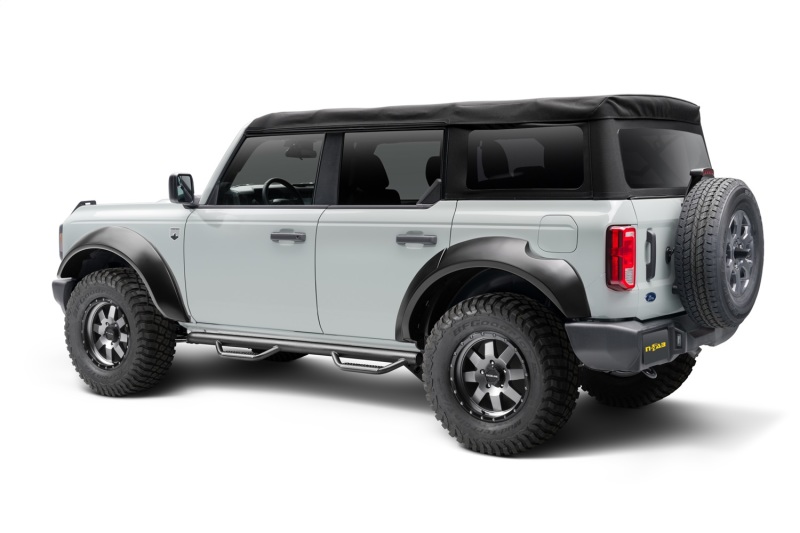 N-Fab 21-22 Ford Bronco 2 Door SRW Nerf Step - Wheel 2 Wheel - 3in - Gloss Black thumbnail 8