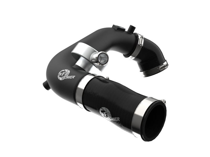 BladeRunner 2-1/2 IN Aluminum Hot Charge Pipe Black
