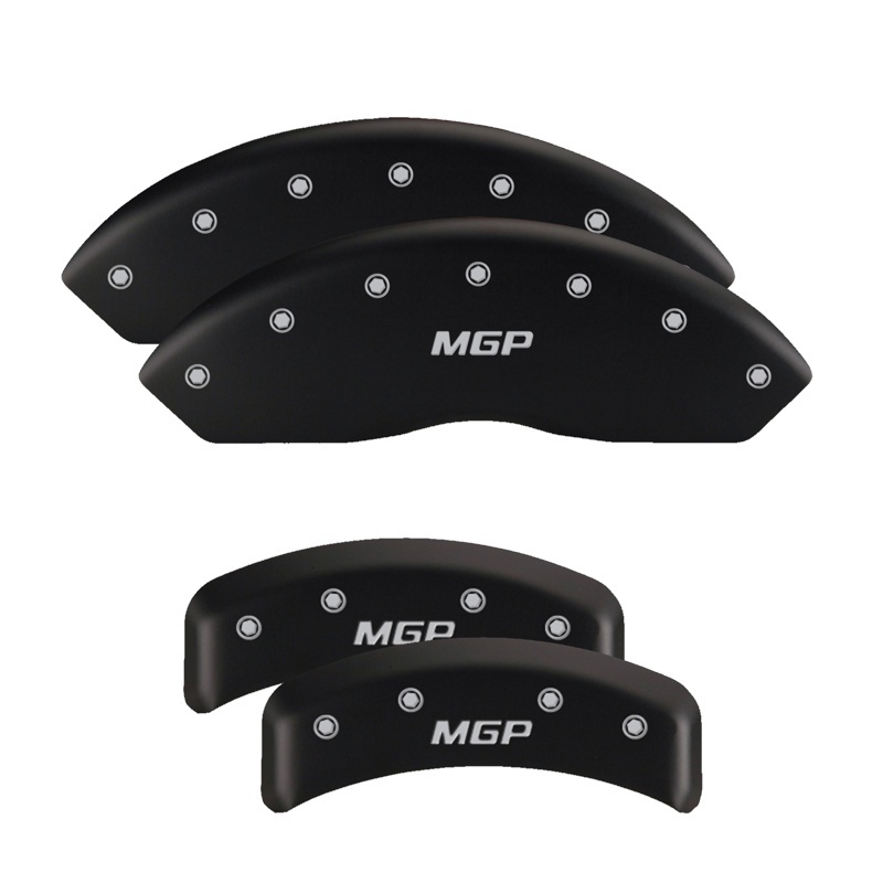 MGP 4 Caliper Covers Engraved Front & Rear MGP Red finish silver ch thumbnail 4
