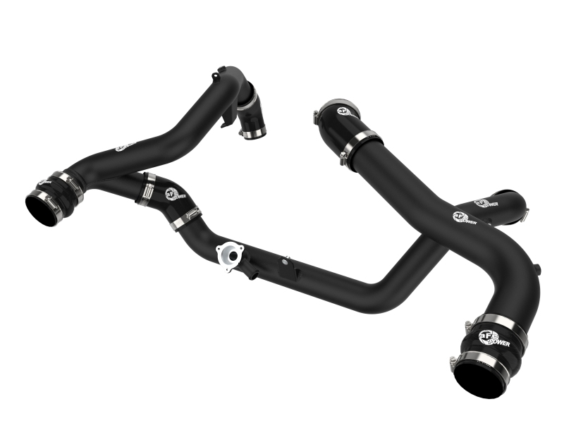 BladeRunner 2-1/4 IN & 2-3/4 IN Aluminum Hot and Cold Charge Pipe Kit Black