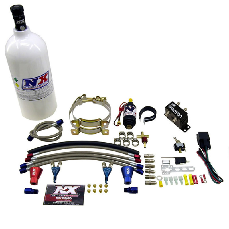 Nitrous Express 2 Cyl Proton Nitrous Kit w/1.0lb Bottle thumbnail 3