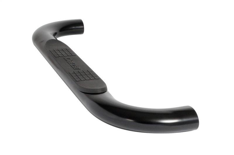 Dee Zee UltraBlack Oval Side Step Bars DZ373519 Bars, Nerf Bars, Oval, Steel, Black Powdercoated, 4.00 in. Diameter, Chevrolet, GMC, Standard Cab, Pair thumbnail 5