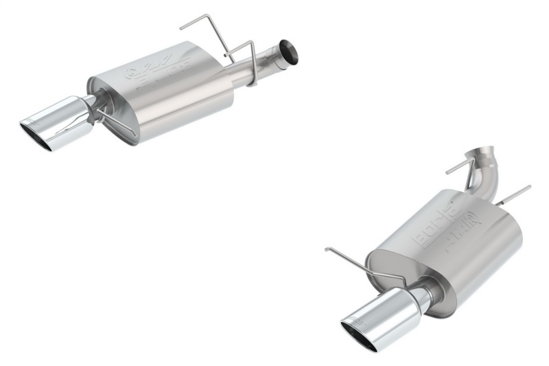 Borla 13-14 Mustang GT/Boss 302 5.0L V8 RWD Single Split Rr Exit ATAK Exhaust (rear section only) thumbnail 4