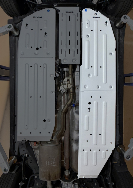 Rival 22-26 Ford Ranger Ford Maverick Hybrid Aluminum Driver Underside Skid Plate