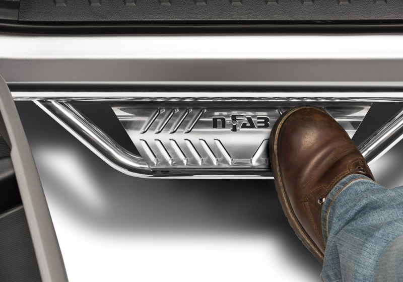N-Fab Podium SS 2019 Dodge RAM 2500/3500 Crew Cab All Beds Gas/Diesel - Polished Stainless - 3in thumbnail 4