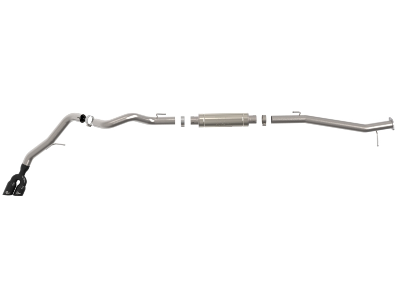 aFe Vulcan Series 3in Stainless Rear-Side Exit Exhaust Sys Black Ford Ranger Raptor 22-26 L4-2.0L thumbnail 2