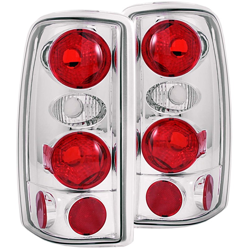 ANZO 2000-2006 Chevrolet Suburban Taillights Chrome thumbnail 3
