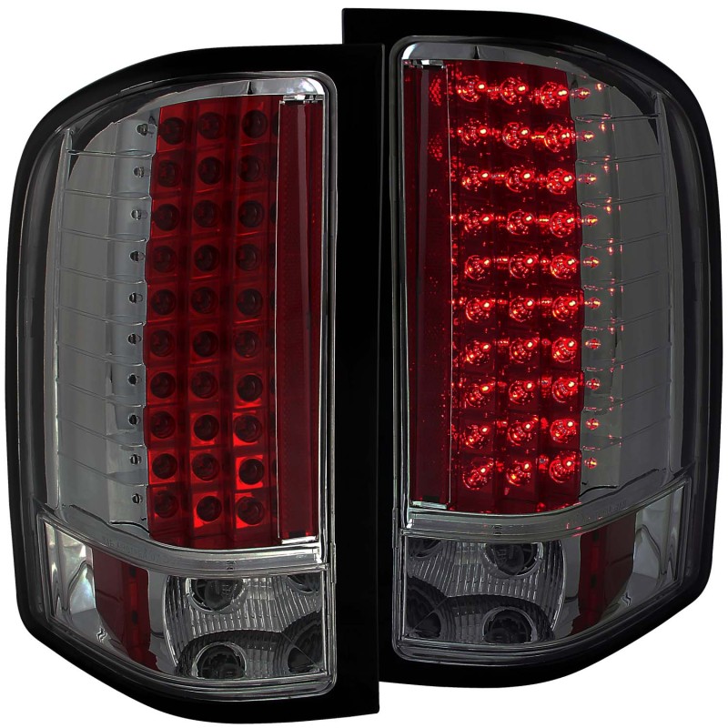 ANZO 2007-2013 Chevrolet Silverado 1500 LED Taillights Smoke thumbnail 6