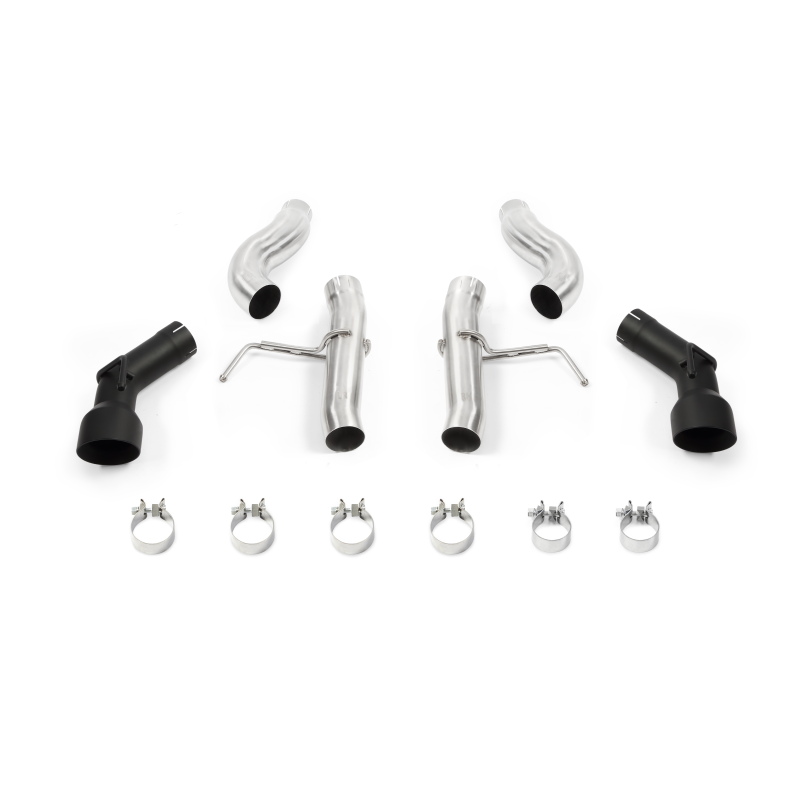 Mishimoto 2016+ Chevrolet Camaro 2.0T Dual-Tip Race Axle-Back Exhaust w/ Black Tips thumbnail 2