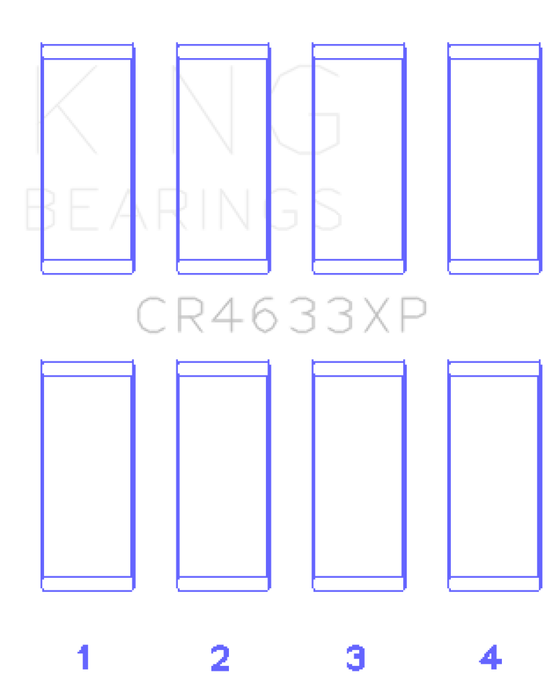 King Engine Bearings Peugeot EP6DT/BMW N14B16C Rod Bearing Set - Size STD thumbnail 2