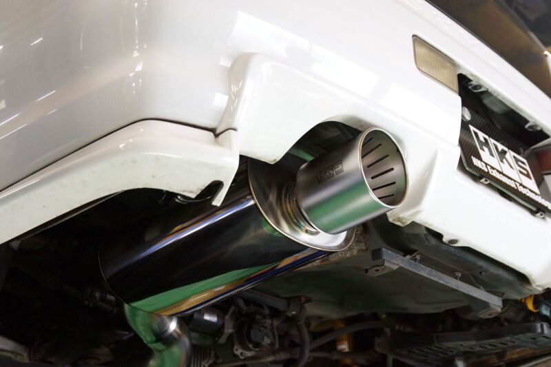 HKS 99-02 Nissan Skyline GT-R GF-BNR34 RB26DETT URBAN MATTE Edition Super Turbo Muffler thumbnail 4