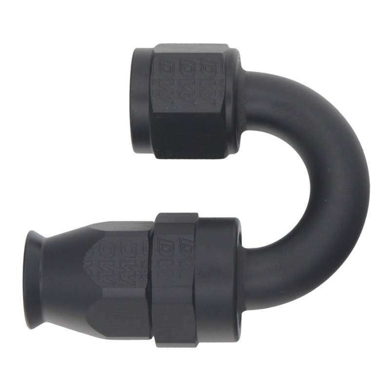 DeatschWerks 8AN Female Swivel 180-Degree Hose End PTFE (Incl Olive Insert) - Anodized Matte Black thumbnail 2