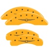 MGP 4 Caliper Covers Engraved F & R Chrysler Wing Yellow Finish Black Char 2004 Chrysler Pacifica thumbnail 8
