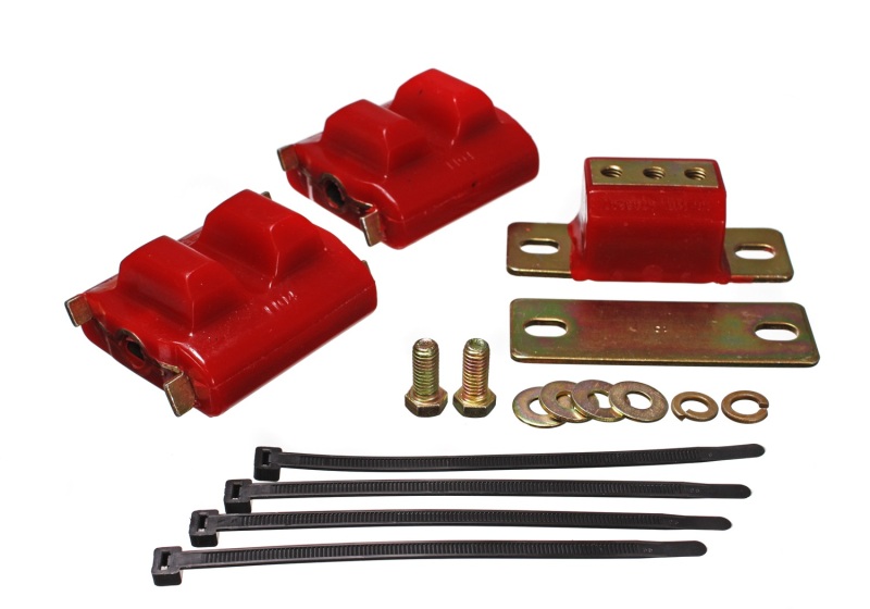 Energy Suspension 73-92 Chevrolet Camaro Red Motor and Transmission Mounts; Zinc Finish thumbnail 4