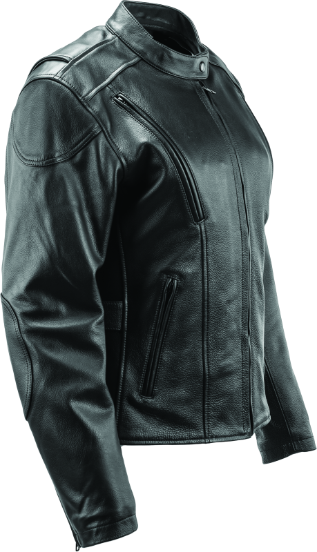 Kuryakyn Leather By River Road Race Leather Jacket Black Womens - Small thumbnail 9