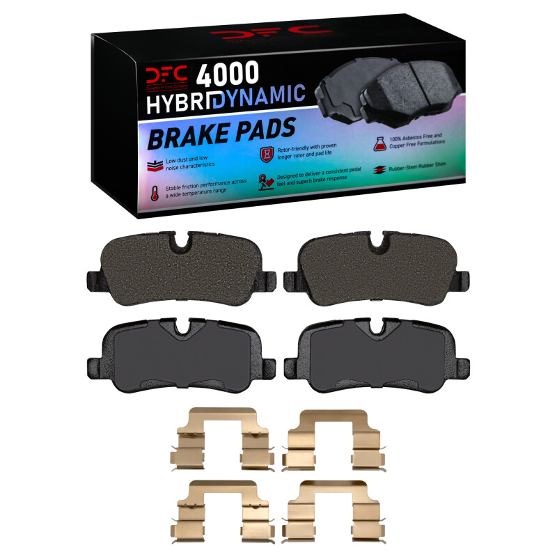 DFC 05-16 Land Rover LR4 Rear 4000 HybriDynamic Brake Pads and Hardware Kit