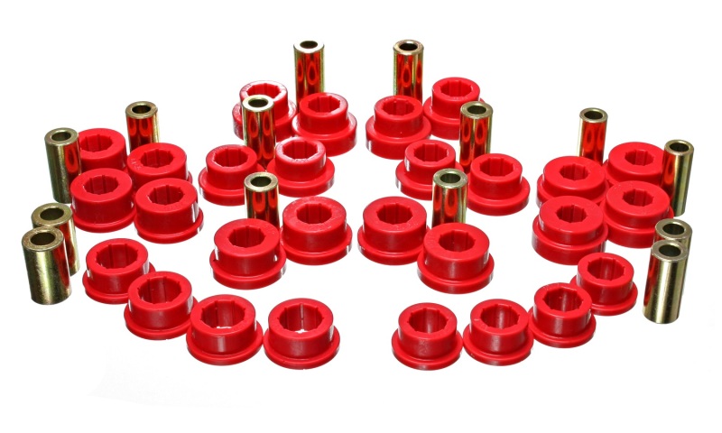 Energy Suspension 13 Scion FR-S / Subaru BRZ Red Front Control Arm Bushing Set thumbnail 4