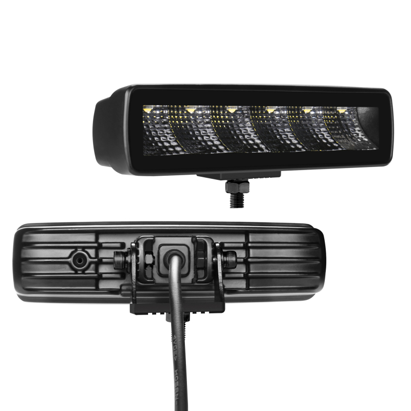 Go Rhino Xplor Blackout Series Sixline LED Flood Light Kit (Surface/Threaded Stud Mnt) - Blk (Pair) thumbnail 6