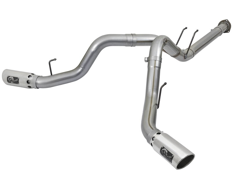 aFe POWER 4in DPF-Back SS Exhaust System 2017 Ford Diesel Trucks V8-6.7L (td) thumbnail 2