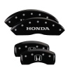 MGP 4 Caliper Covers Engraved Front Honda Engraved Rear H Logo Black finish silver ch thumbnail 8