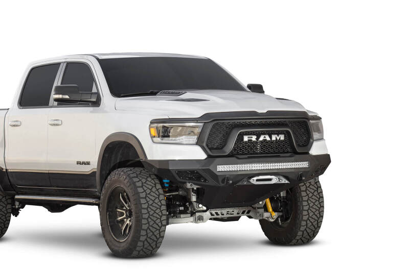 Addictive Desert Designs 2019 Ram Rebel 1500 Stealth Fighter Fr Bumper w/Winch&Parking Sensor Mounts thumbnail 9