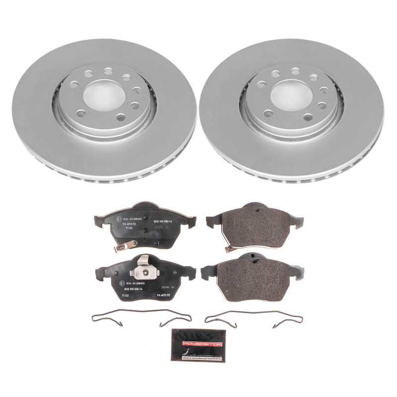 Power Stop 99-02 Saab 9-3 Front Euro-Stop Brake Kit thumbnail 2