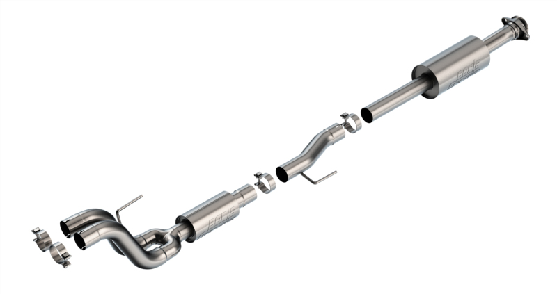 Borla 21-23 Ford Tremor 3.5L V6 AT 4WD 4DR CC SB 3in S-Type Mid-Section thumbnail 2