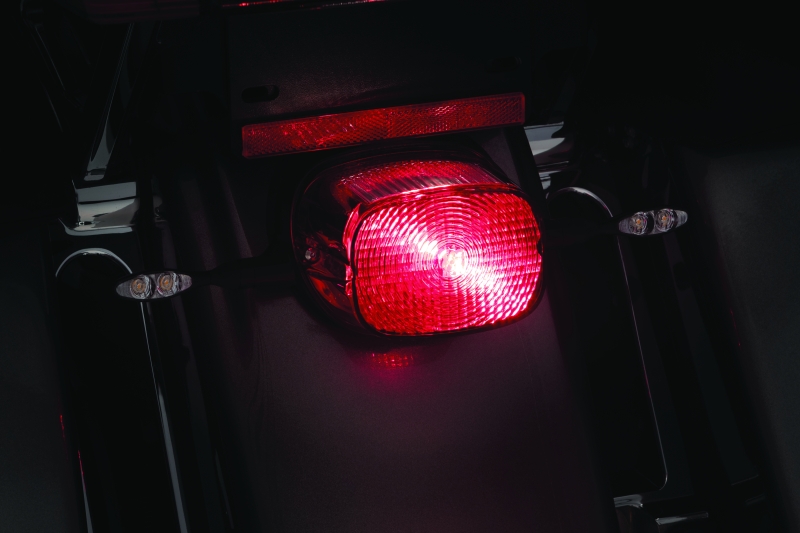 Kuryakyn Kellermann Micro 1000 Collection Turn Signals 2537 Signal, 1000, LED, Clear Lens, Amber Light, Black Housing, Each thumbnail 4