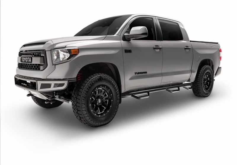 N-Fab Nerf Step 15-17 GMC - Chevy Canyon/Colorado Crew Cab 5ft Bed - Gloss Black - Bed Access - 3in thumbnail 8
