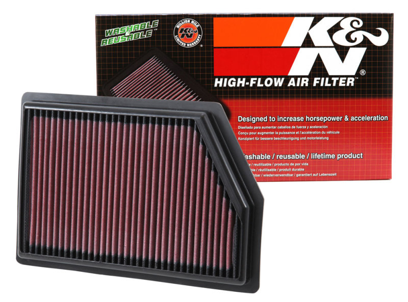 K&N Replacement Panel Air Filter for 2014 Jeep Cherokee 2.4L/3.2L thumbnail 7