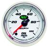 Autometer NV 2-1/16in 0-100 PSI Stepper Motor Oil Temp Gauge thumbnail 6
