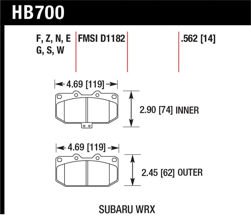 HAWK DTC-30 Brake Pad Sets