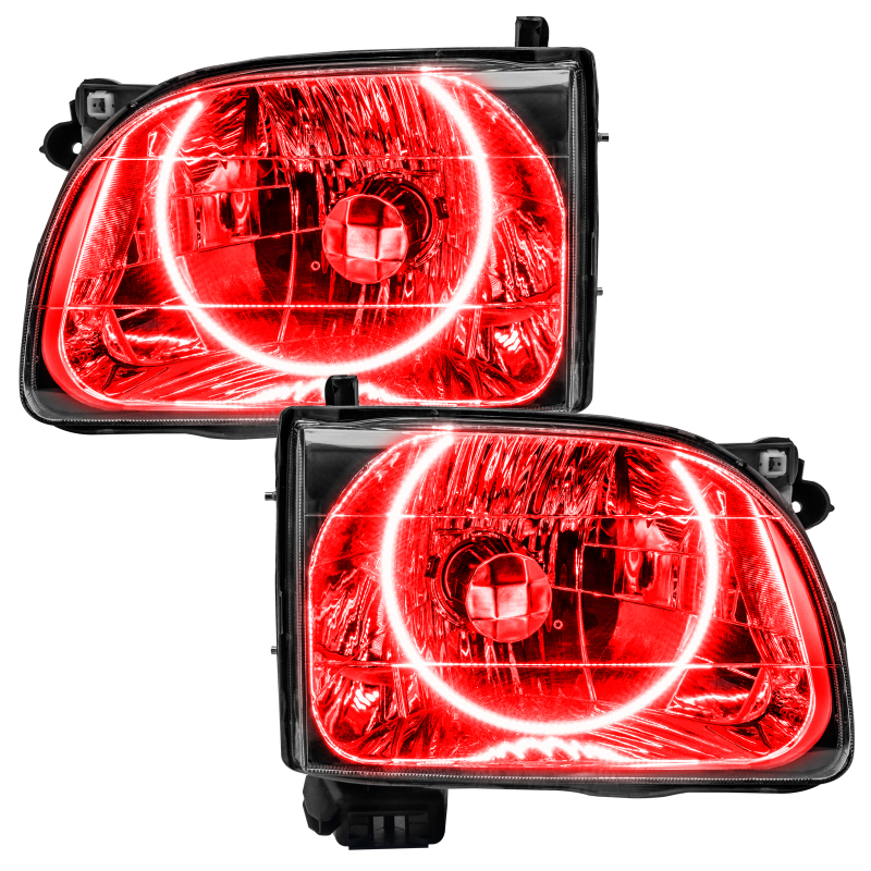 Oracle Lighting 01-04 Toyota Tacoma Pre-Assembled LED Halo Headlights -Red thumbnail 7