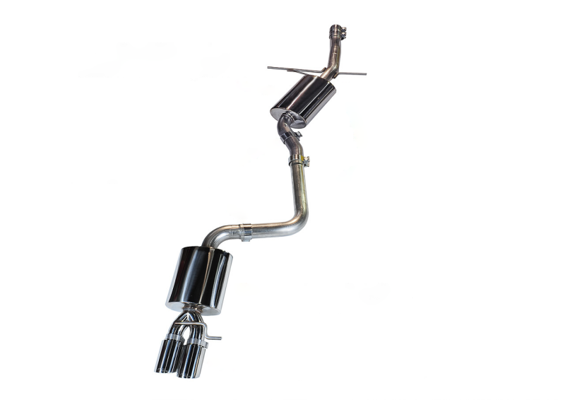 AWE Tuning Audi B8 A4 Touring Edition Exhaust - Single Side Diamond Black Tips thumbnail 7