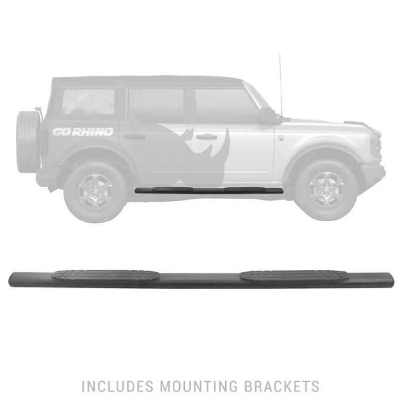 Go Rhino 18-20 Jeep Wrangler JLU 1000 Series Side Steps - Tex Blk thumbnail 5