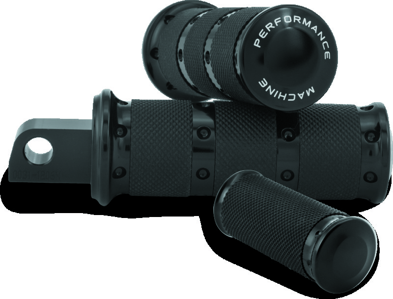 Performance Machine Footpegs XLS - Black Ano thumbnail 2