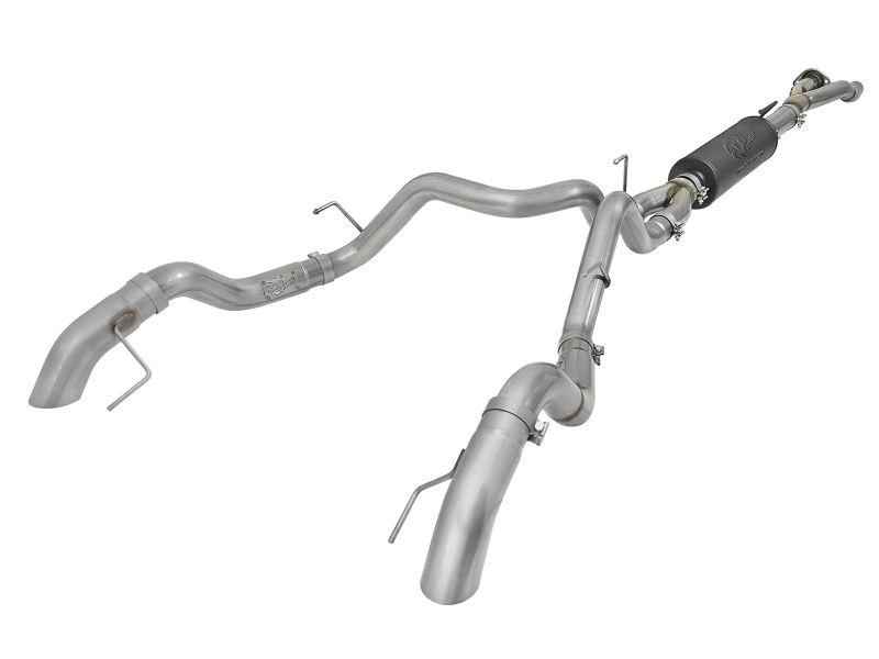aFe MACH Force-Xp Cat-Back Exhaust w/Dual Hi-Tuck Tips 17-18 Ford F-150 Raptor V6-3.5L (tt) thumbnail 2