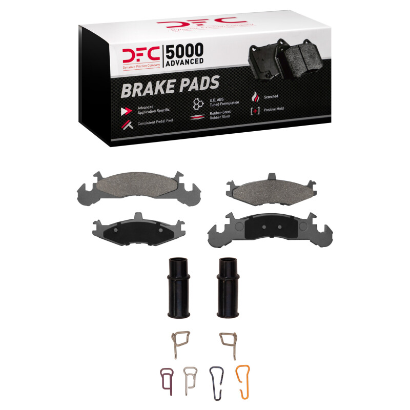 DFC 5000 Advanced Pads - Semi-Metallic and Hardware Kit