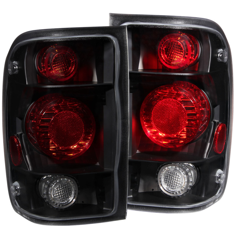 ANZO 1998-2000 Ford Ranger Taillights Dark Smoke G2 thumbnail 2