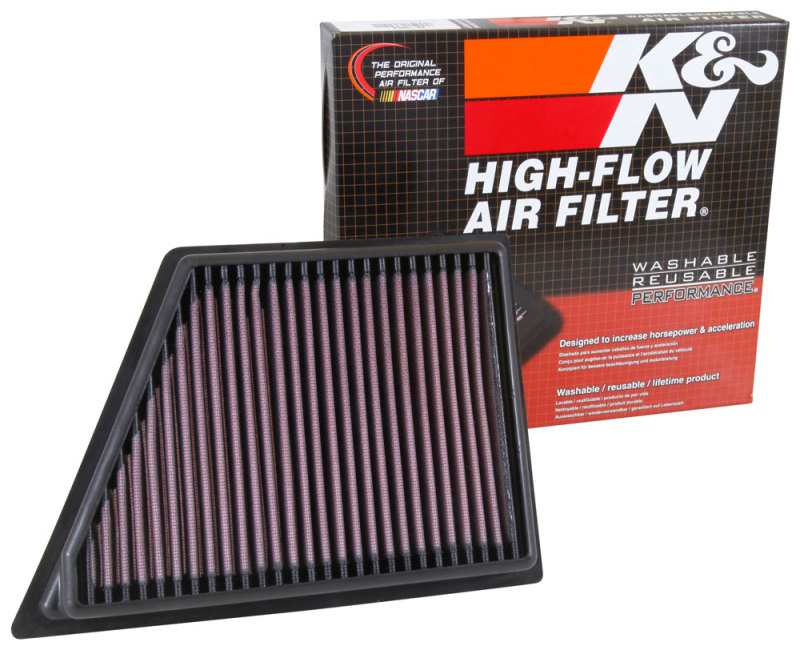 K&N 2016 Cadillac CT6 V6 3.0L F/I (Right) Drop In Air Filter thumbnail 3