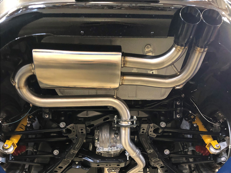 aFe Takeda 2-1/2in 304 SS Axle-Back Exhaust w/ Black Tip 16-19 Mazda Miata L4 2.0L thumbnail 5